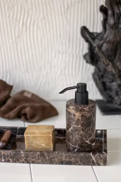 Online Mette Ditmer Marble soap dispenser 17.5 cm, Brown