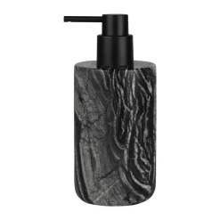 Soap Dispensers & Dishes^Mette Ditmer Marble soap dispenser 17.5 cm, Black-Grey BlackGrey
