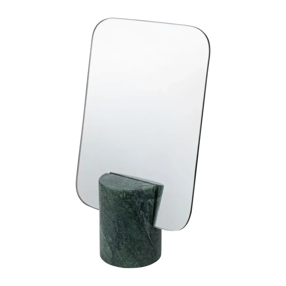 Sale Mette Ditmer Marble vanity mirror, Dark forest, 30 cm Green