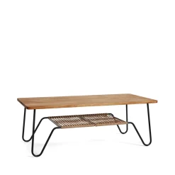 Mavis Marcel coffee table, oak oil rustic, 140x70 Beige