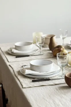 Tablecloths^Tell Me More Marion tablecloth linen 145x270 cm, Wheat Beige