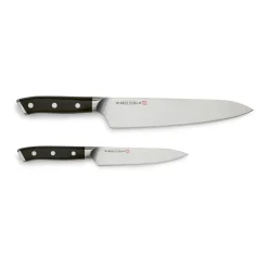 Clearance Markus Aujalay Markus Classic Japanese knife set, Chef's knife and paring knife Silver-coloured