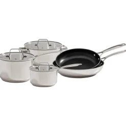 Markus Aujalay Markus Exclusive stew- & saucepan set, 8 pieces Silver-coloured