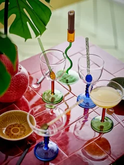 Cocktail & Martini Glasses^Bloomingville Martine cocktail glass 230 ml, Green