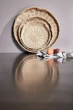 Discount OYOY Maru bread basket small Ø26 cm, Nature Beige