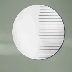 Round Mirrors|Wall Mirrors^Warm Nordic Masquerade Round mirror, Clear Transparent