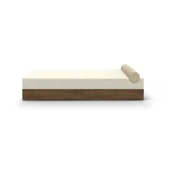 Discount New Works Mass daybed 200x75x51 cm, Karakorum ivory 001-walnut Brown