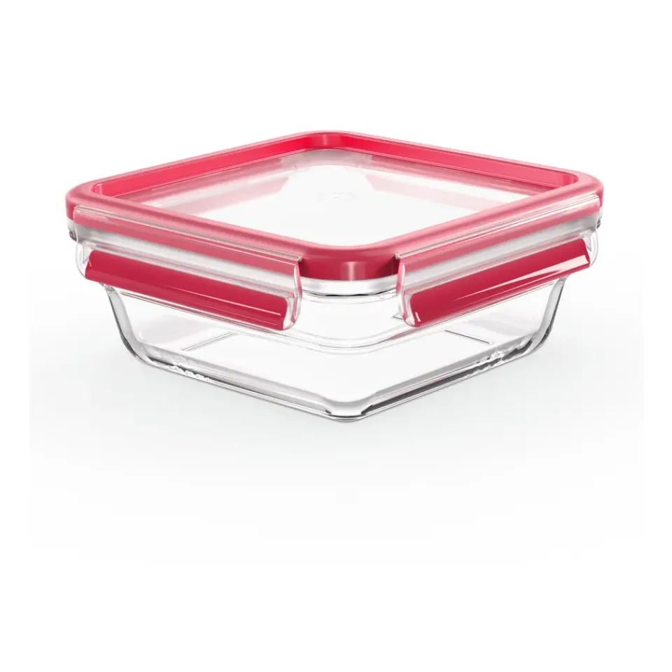 Best Tefal MasterSeal Glass lunch box square, 0.8 L Red