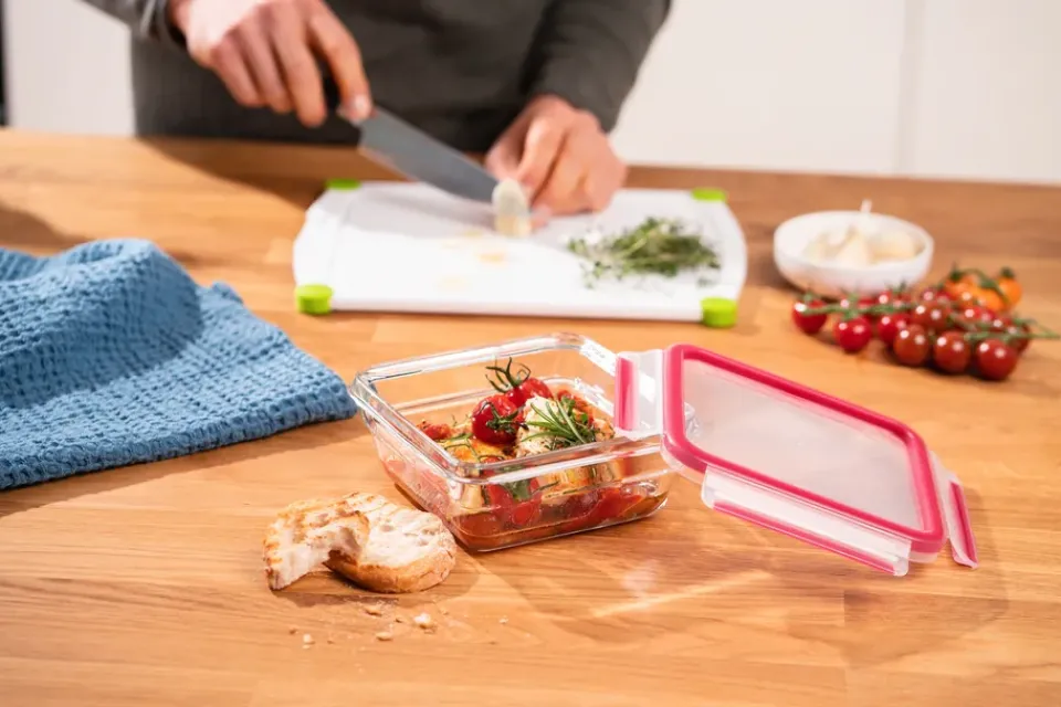 Best Tefal MasterSeal Glass lunch box square, 0.8 L Red