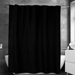 Shower Curtains^Etol Design Match shower curtain, Black