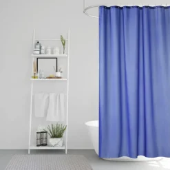 Shower Curtains^Etol Design Match shower curtain, sky Blue