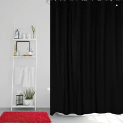 New Etol Design Match Shower curtain 200x240 cm, extra high Black