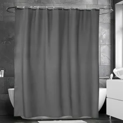 New Etol Design Match Shower curtain 200x240 cm, extra high (graphite) Grey