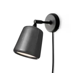 Outlet New Works Material wall lamp, marble Black