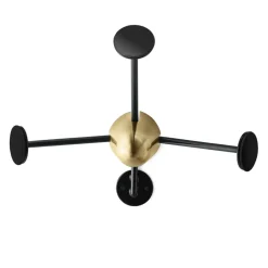 New GUBI Matégot coatrack, -brass Black