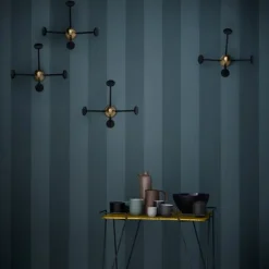 New GUBI Matégot coatrack, -brass Black
