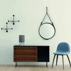 New GUBI Matégot coatrack, -brass Black