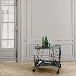 Best GUBI Matégot Trolley serving trolley, Black