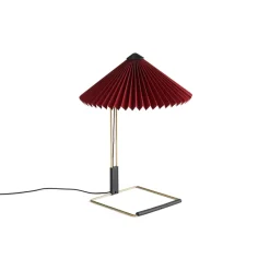 Best HAY Matin table table lamp Ø30 cm, Oxide shade Red