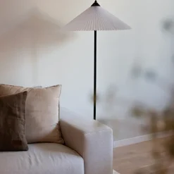 Floor Lamps^Globen Lighting Matisse floor lamp 150 cm, Black- White