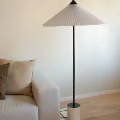 Floor Lamps^Globen Lighting Matisse floor lamp 150 cm, Black- White