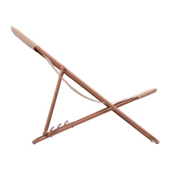 Hot Lafuma Maxi Transat sun lounger, Canyon/terracotta Brown