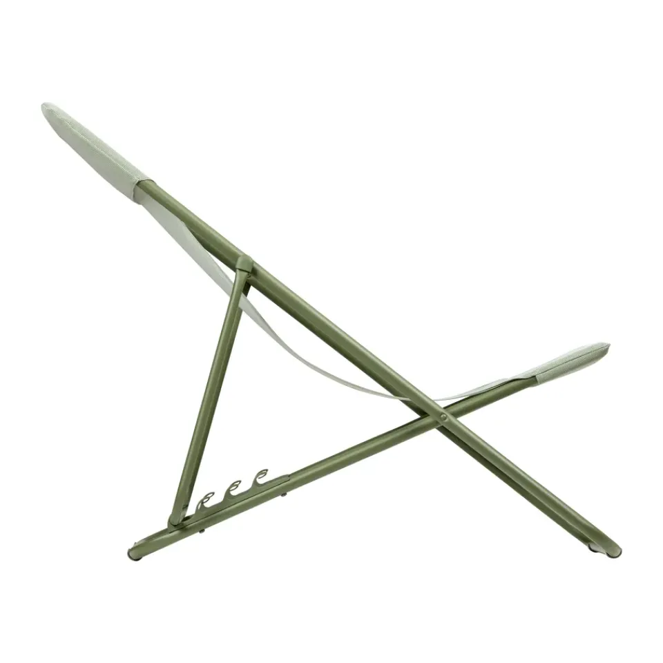 Sale Lafuma Maxi Transat sun lounger, Moss Green