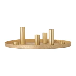 New Bloomingville Maxime Advent candlestick Ø30 cm, Gold Gold-coloured