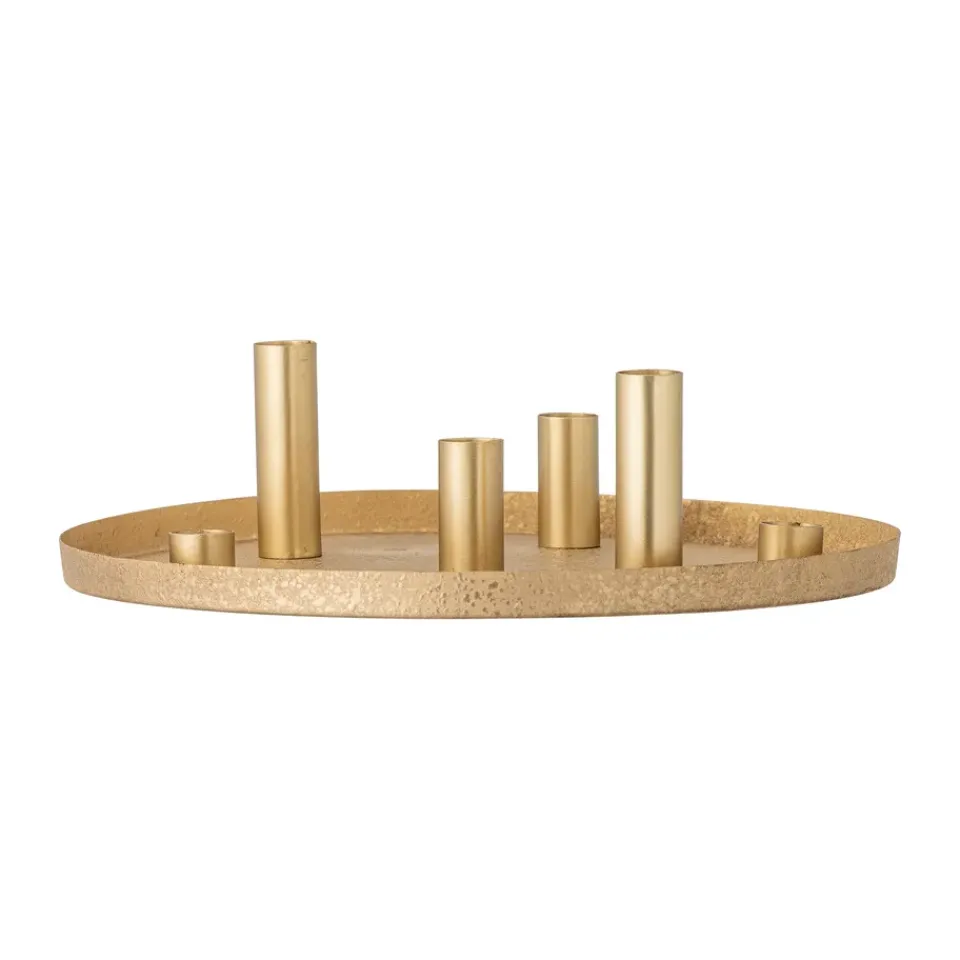 New Bloomingville Maxime Advent candlestick Ø30 cm, Gold Gold-coloured