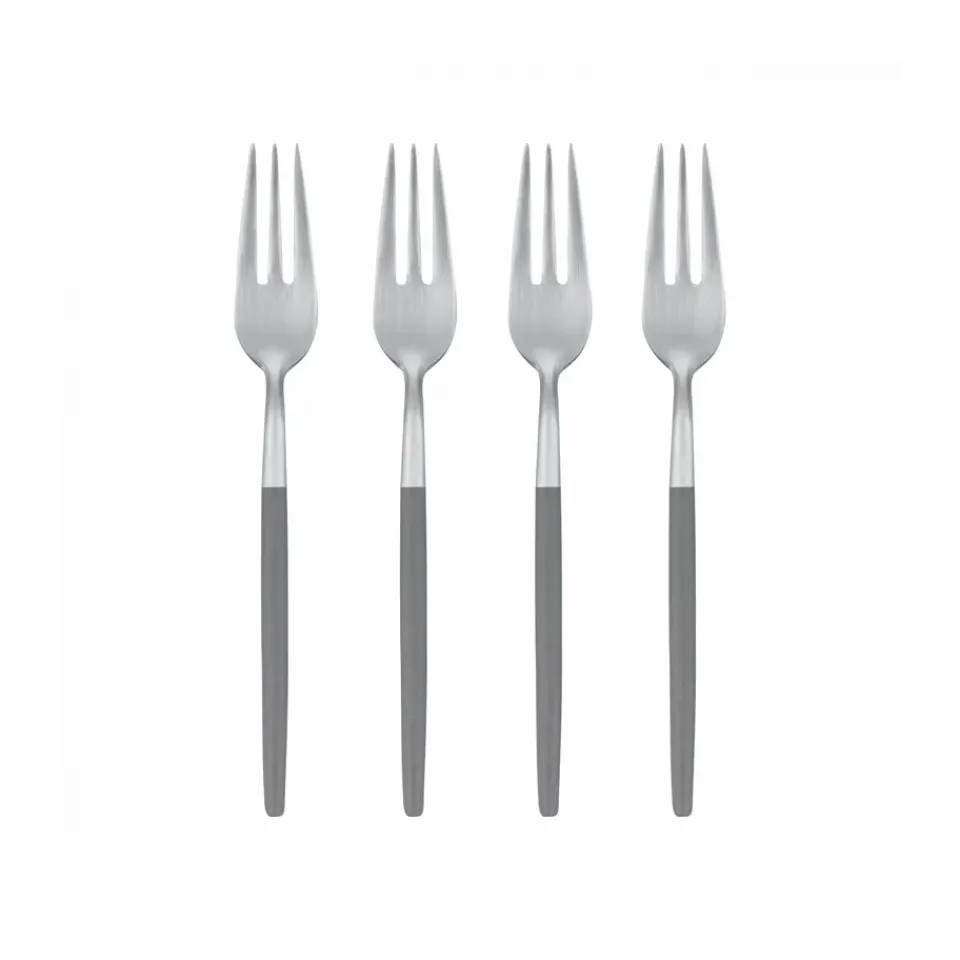 Dessert Cutlery^Blomus Maxime dessert fork 4-pack, Sharkskin Grey