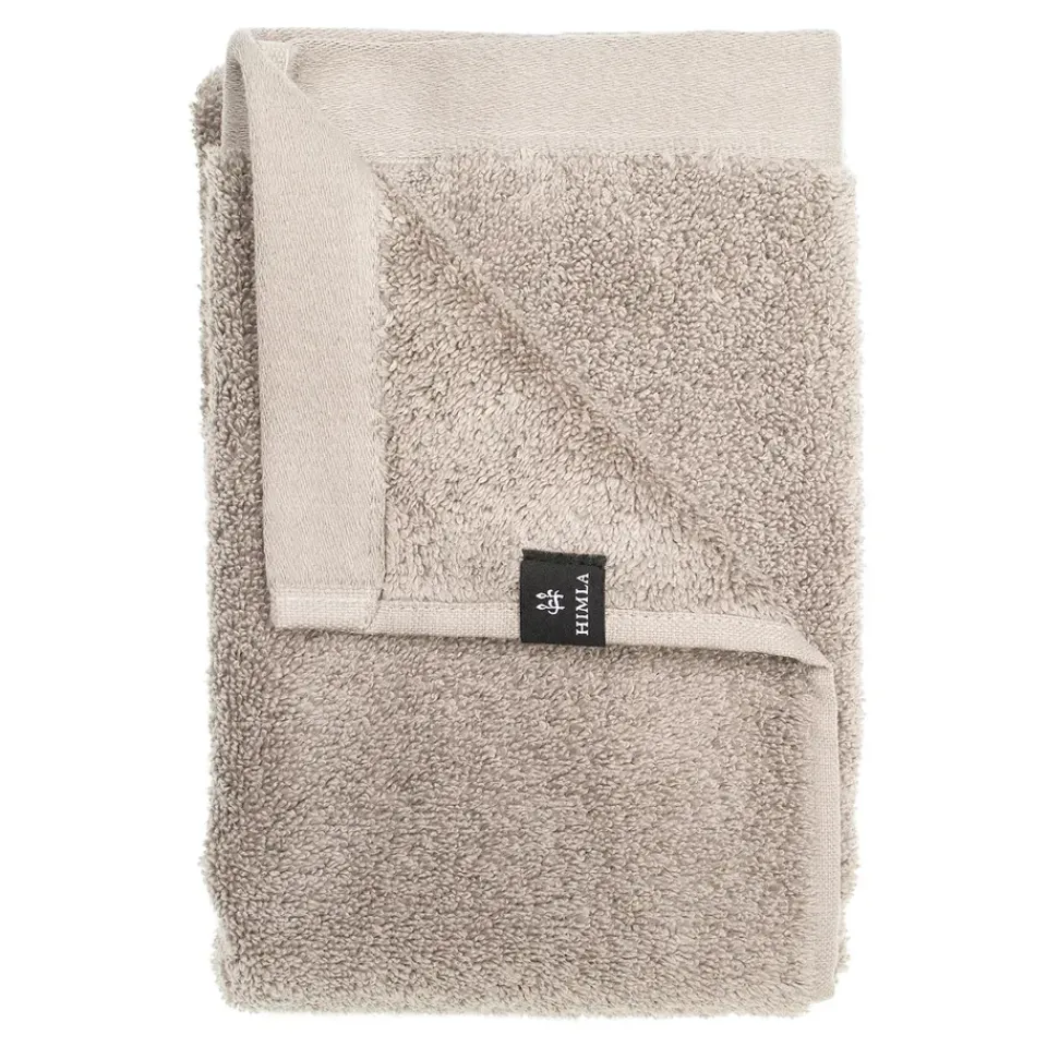 Bath Sheets^Himla Maxime ecological towel lead, 70x140 cm Beige