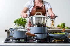 Saucepan Sets|Saucepans^GreenPan Mayflower Pro casserole and frying pan set, 13 parts Grey