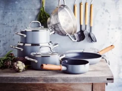 Saucepan Sets|Saucepans^GreenPan Mayflower Pro casserole and frying pan set, 13 parts Grey