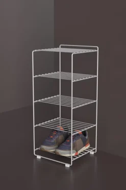Shoe Racks|Shoe Racks^Maze Shoescraper shoe shelf, White