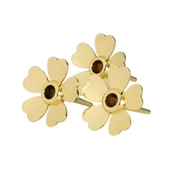 Candle Holders^Design House Stockholm Me to You candle holder 3-pack, Gold Gold-coloured
