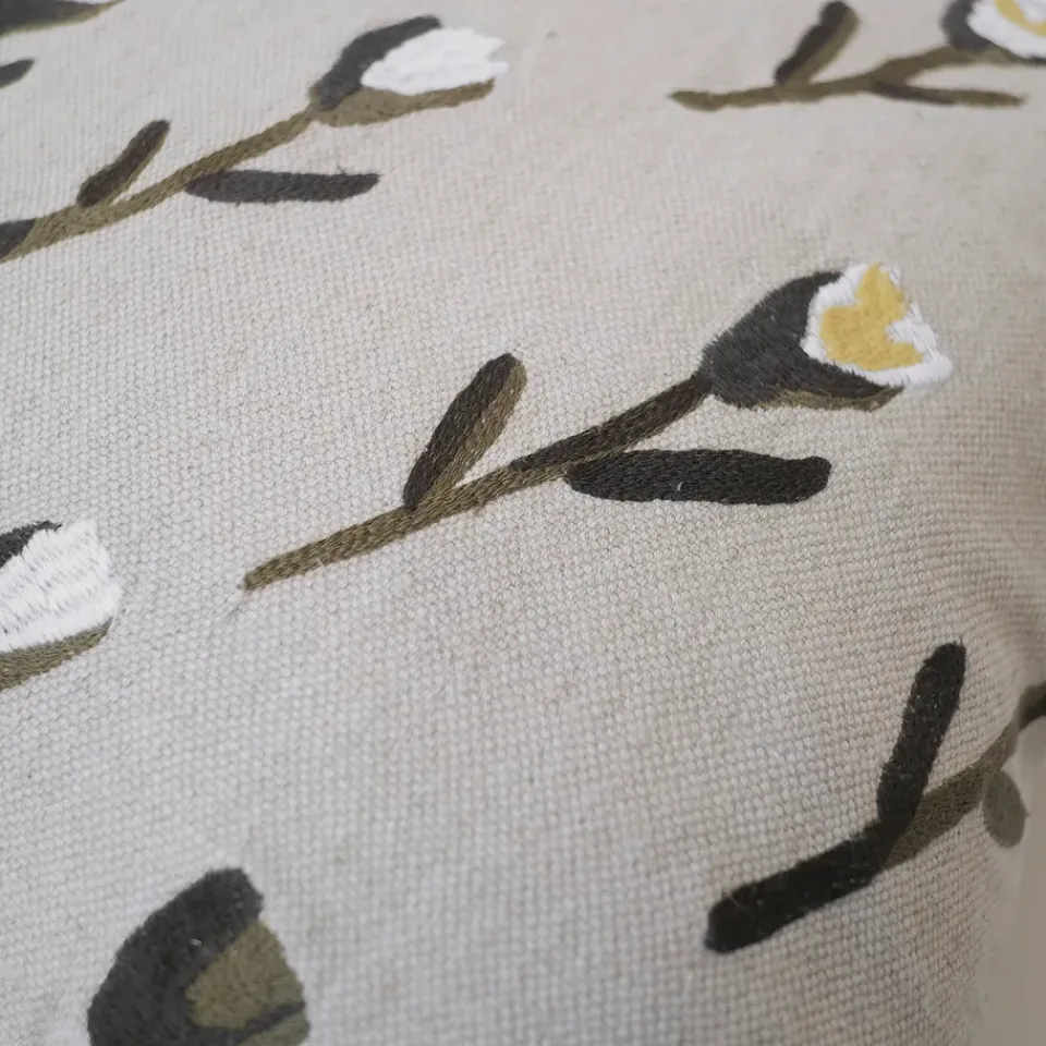 Clearance Fine Little Day Meadow cushion cover 48x48 cm, Beige