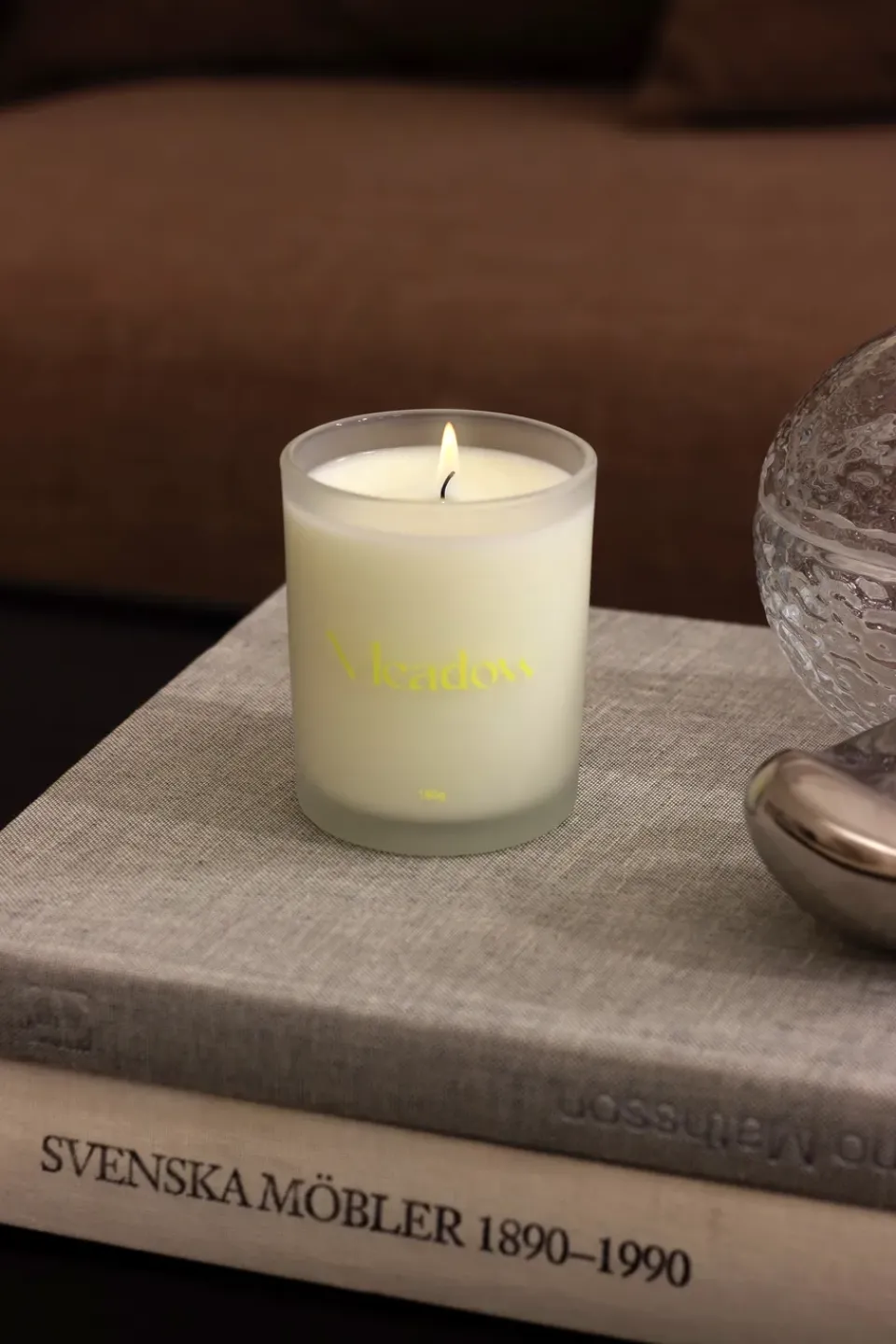 Scented Candles & Diffusers^Scandi Living Meadow scented candle, 180 g Yellow