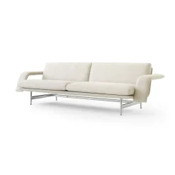 New &Tradition Meantime AV31 3-seater sofa, Pol. aluminium-Ecriture 0210 Beige