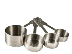 Sale Blomsterbergs Measuring Cup set 4 pcs, Stainless steel Silver-coloured