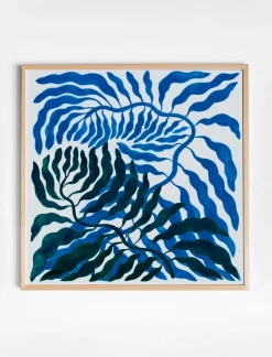 Posters^Fine Little Day Meeting poster, 70x70 cm Blue