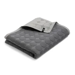 Online HAY Mega Dot bedspread organic 235x245 cm, Dark Grey
