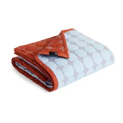 New HAY Mega Dot bedspread organic 260x260 cm, Light Blue