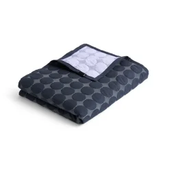 Bedspreads & Throws^HAY Mega Dot throw organic 260x260 cm, Midnight Blue