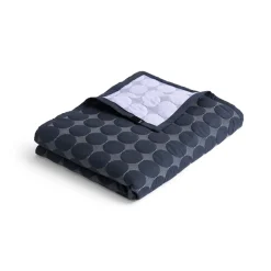 New HAY Mega Dot throw organic 235x245 cm, Midnight Blue