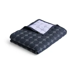 Hot HAY Mega Dot throw organic 195x245 cm, Midnight Blue