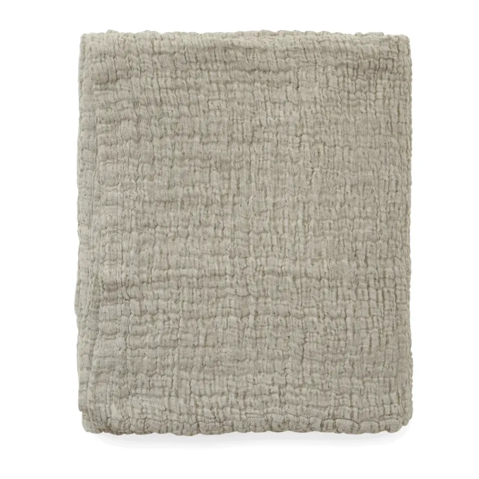 Bedspreads & Throws^Garbo&Friends Mellow bed spread double, Kale, 160x260 cm Beige