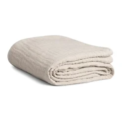 Bedspreads & Throws^Garbo&Friends Mellow bed spread double, Lin, 160x260 cm Beige
