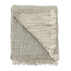 Baby Blankets^Garbo&Friends Mellow blanket 130x170 cm, Kale Beige