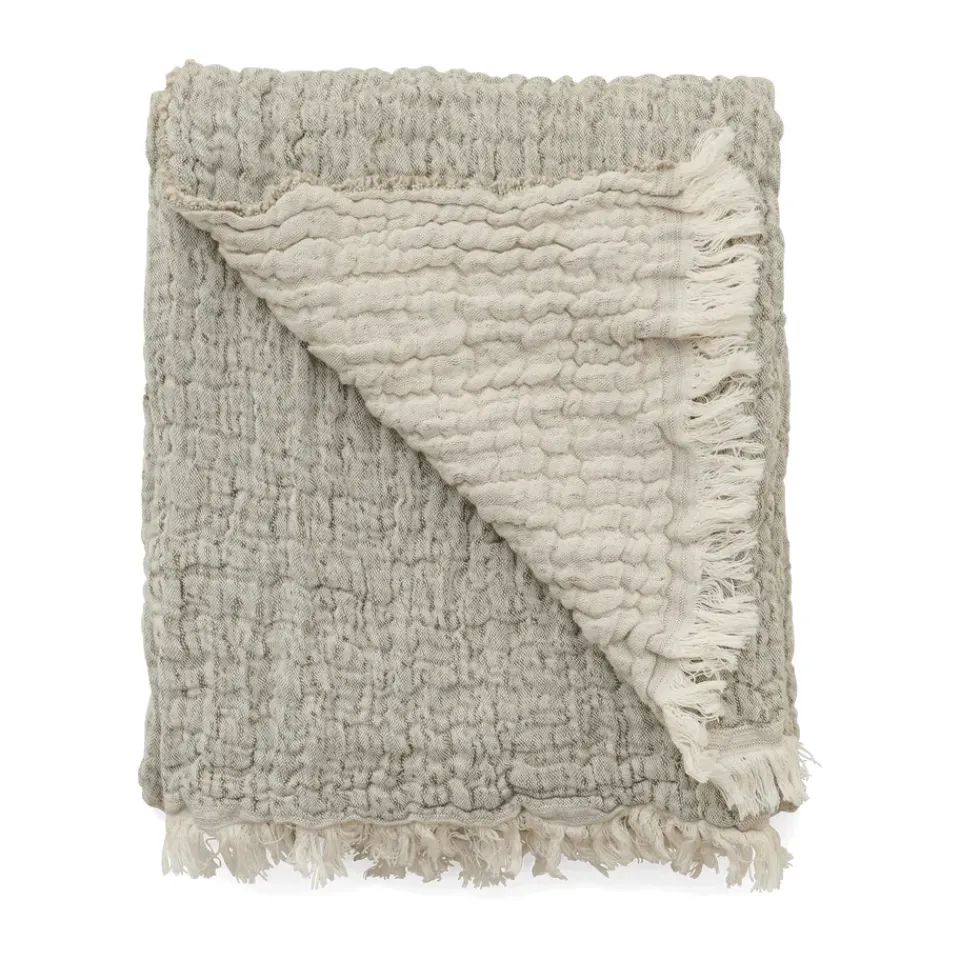 Baby Blankets^Garbo&Friends Mellow blanket 130x170 cm, Kale Beige