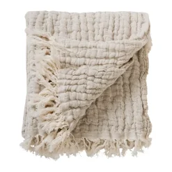 Baby Blankets|Cotton Blankets & Throws^Garbo&Friends Mellow blanket 130x170 cm, Lin Beige